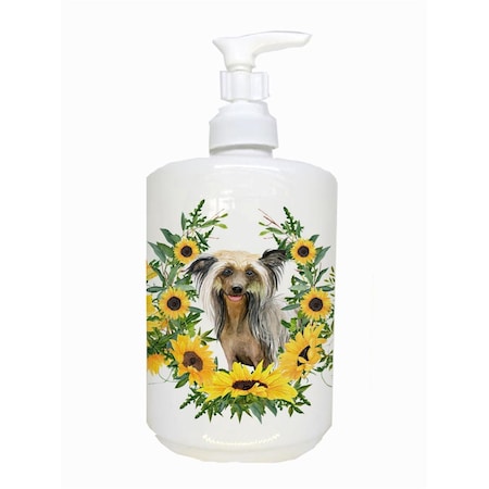 Carolines Treasures Chinese Crested Ceramic Soap Dispenser CK2851SOAP